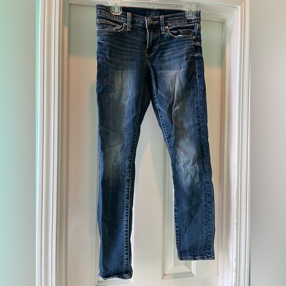 Lucky Brand Sienna Cigarette ORTA Premium Low Stretch Denim Skinny Jeans 00/24 - Picture 2 of 7